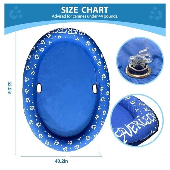 Dog Pool Float Inflatable Dog Floats for Pool Dog Floaties Swimming Pool Floa... - Picture 6 of 6